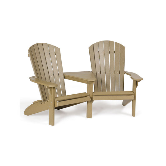 Fanback Adirondack Settee Chair