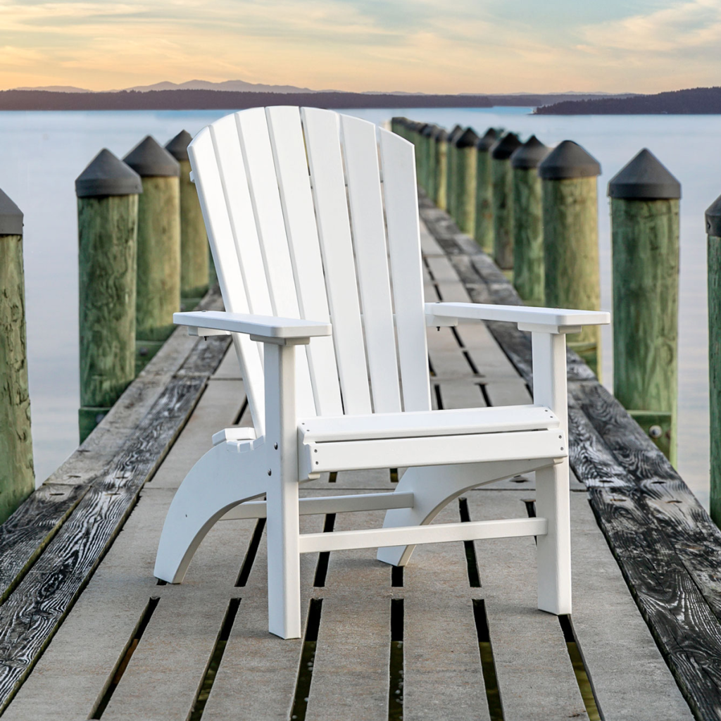 Poly Standard Classic Deluxe Fan Back Adirondack Chair