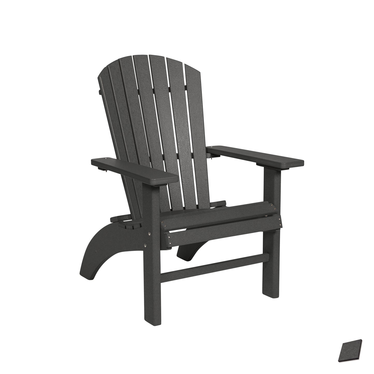 Poly Standard Classic Deluxe Fan Back Adirondack Chair