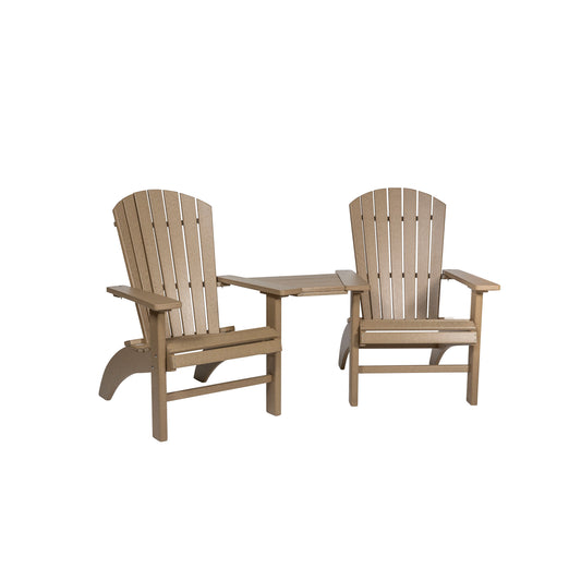 Fanback Adirondack Deluxe Settee Chair