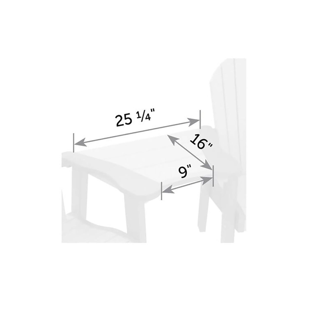 Great Bay Chair Settee Table Attachment