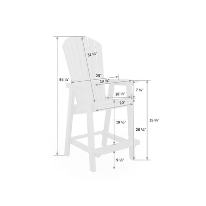 Great Bay Chair - Bar Height