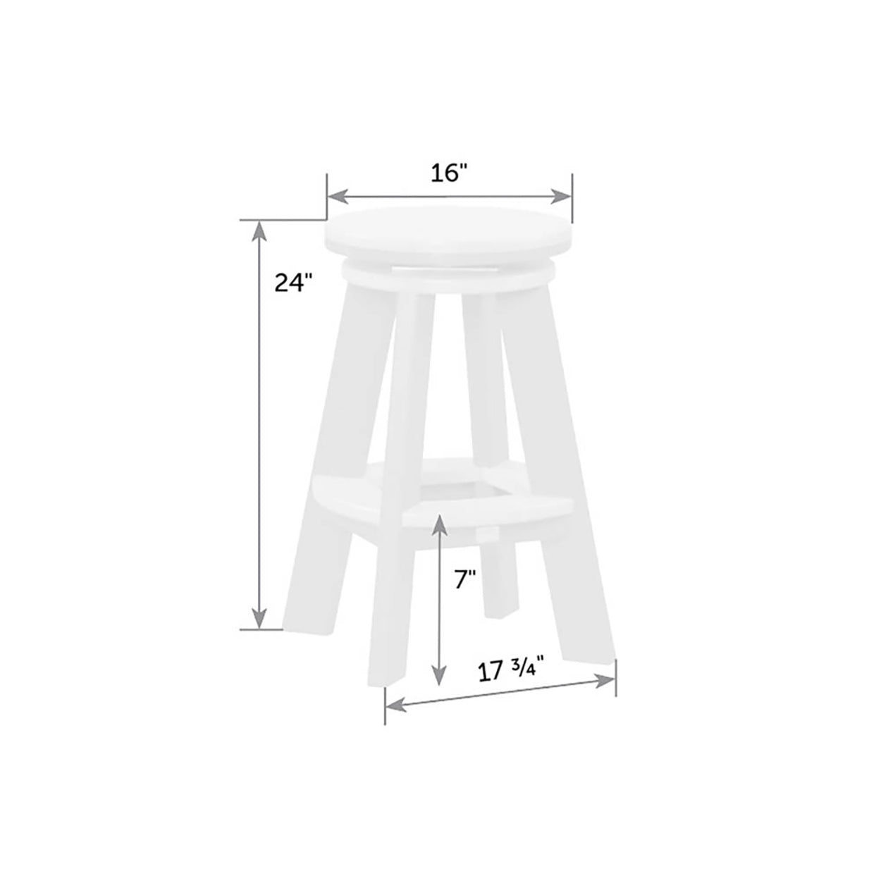 Great Bay Swivel Stool - Counter Height