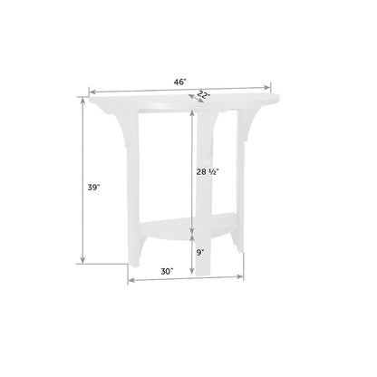 Great Bay 46″ Half Round Table - Bar Height