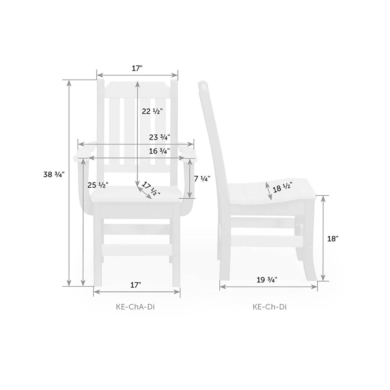 Keystone Chair - Dining Height