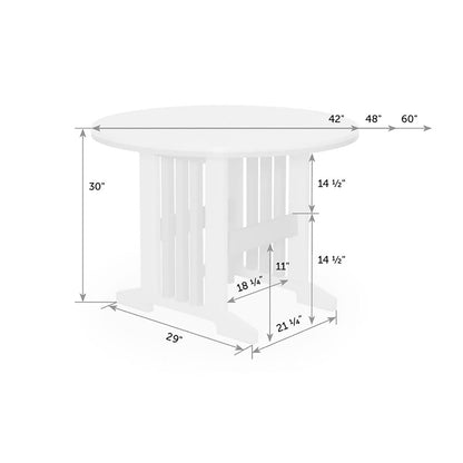 Keystone 42" Round Table - Dining Height