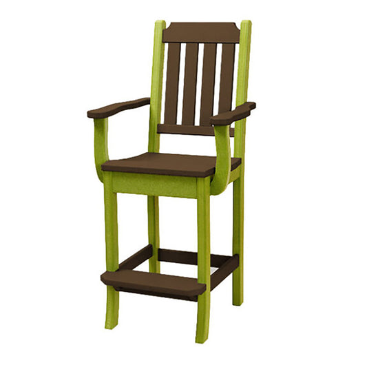 Keystone Chair With Arms - Bar Height