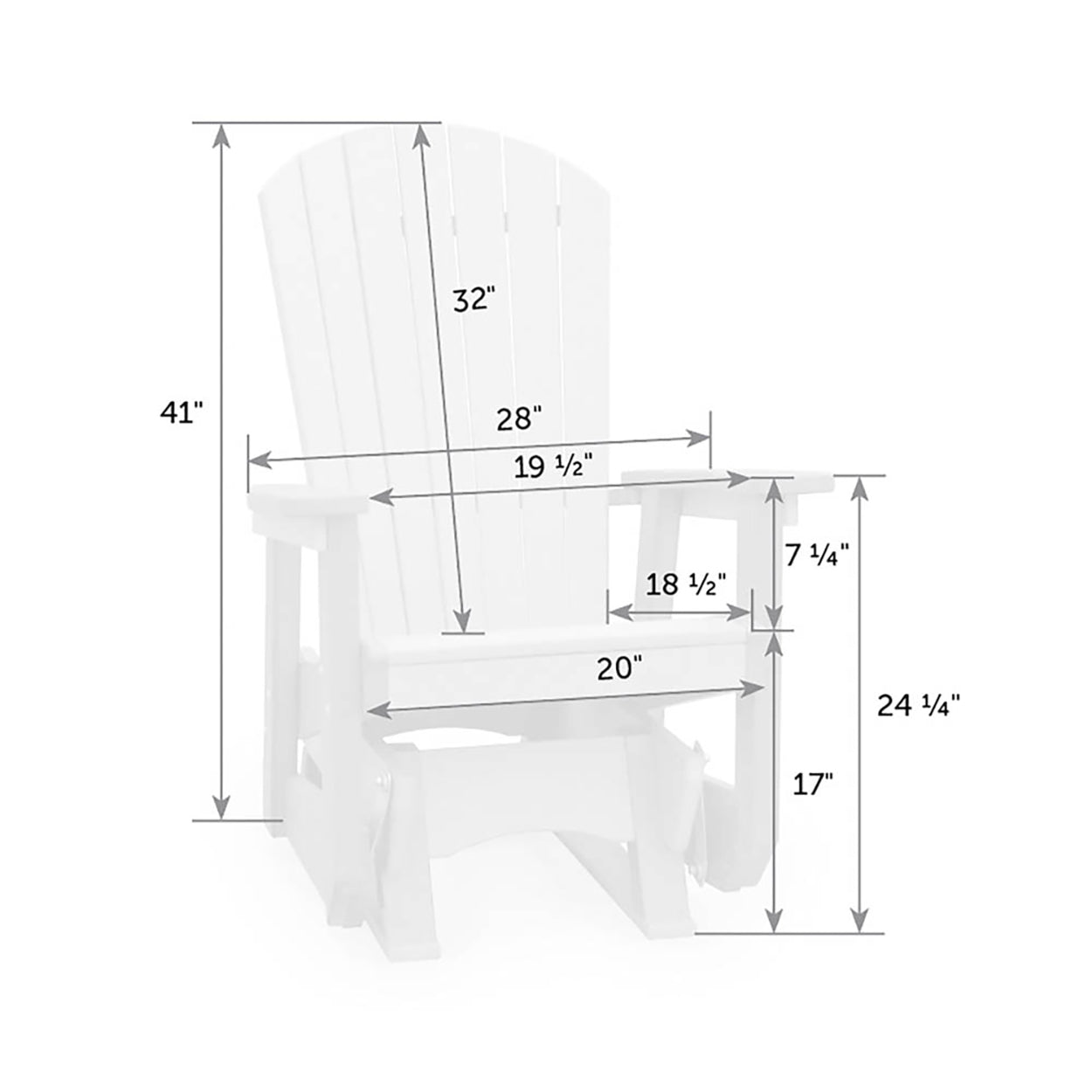 SeaAira Adirondack Glider