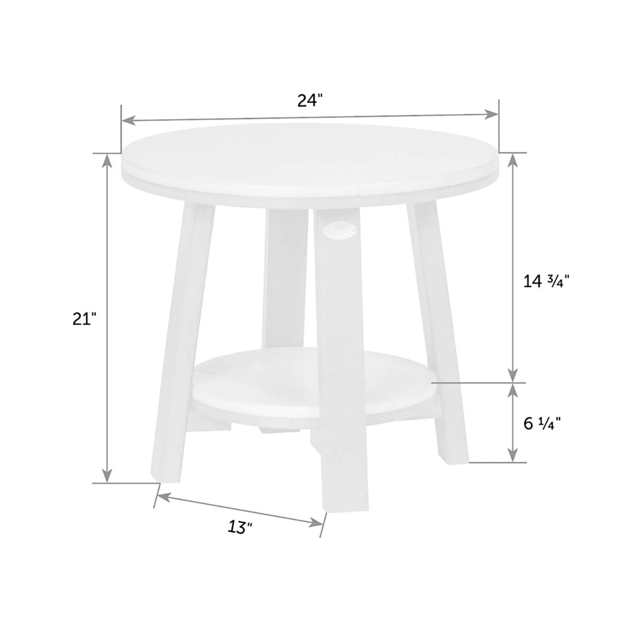 SeaAira 24" Bistro Dining Height Table